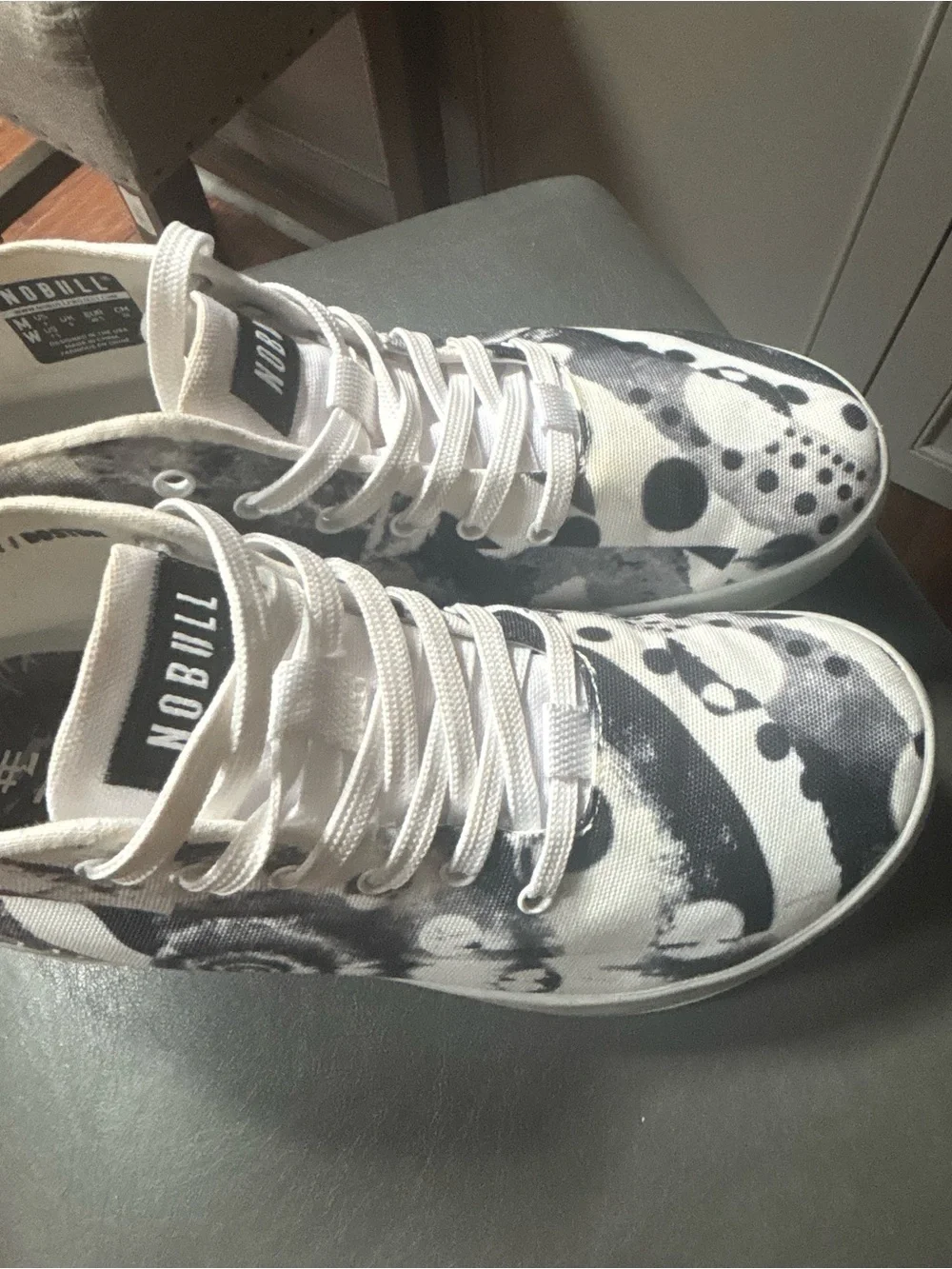 NOBULL Artists For Humanity Canvas Mid Trainers W7.5 M6